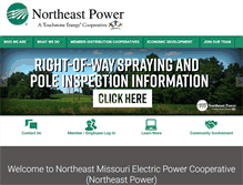 Tablet Screenshot of northeast-power.coop